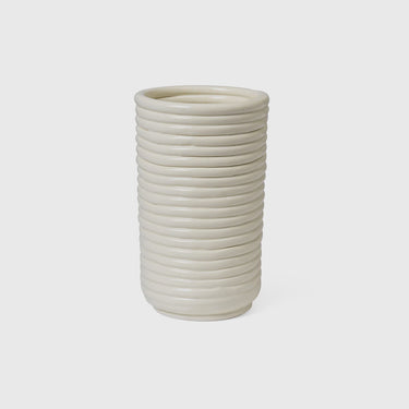 Ferm Living - Corduroy Vase - Off - White
