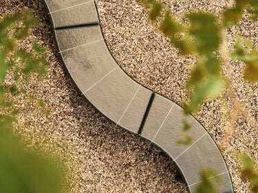 Ferm Living - Deya Curved Bench - Dark Green