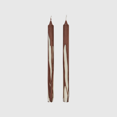 Ferm Living - Dryp Candles - Dark Chocolate
