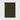 A dark olive green rectangular rug with a subtle textured weave and light beige fringe on the top and bottom edges, shown against a plain light gray background.
