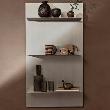 Ferm Living - Lager Wall Shelf - Triple - Aluminium