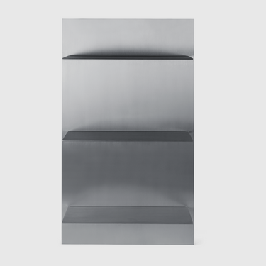 Ferm Living Lager Wall Shelf Triple in Aluminium