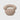 Beige textured stool on a light gray background