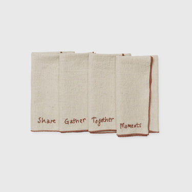 Ferm Living - Occassion Napkins (set of 4) - Natural