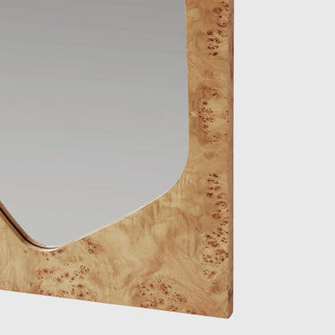 Ferm Living - Folia Mirror - Natural Burl