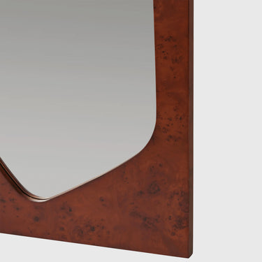 Ferm Living - Folia Mirror - Dark Stained Burl