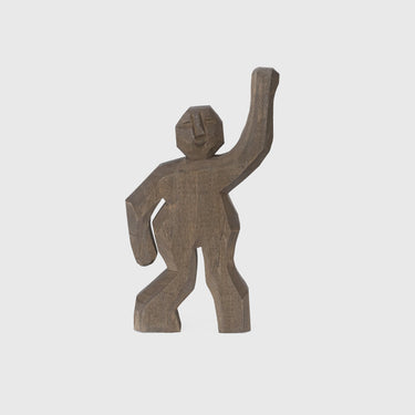 Ferm Living - Aksel Hand-Carved Figure - Anthracite
