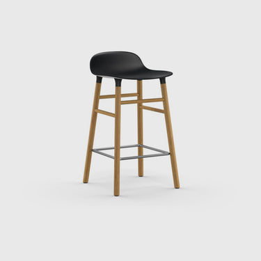 Normann Copenhagen - Form Barstool 65cm - Oak / Walnut