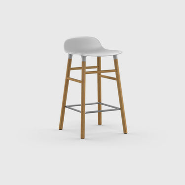Normann Copenhagen - Form Barstool 65cm - Oak / Walnut