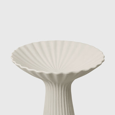 Ferm Living - Fountain Pedestal Bowl - Ivory