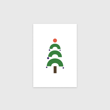 Glyph Christmas Card - Tree 02
