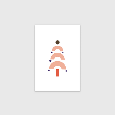 Glyph Christmas Card - Tree 03