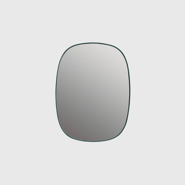 Muuto - Framed Mirror - Small / Dark Green / Clear