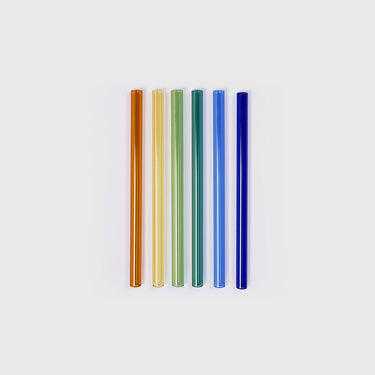 The Conran Shop - Cocktail Glass Straws (Set of 6) - Mixed