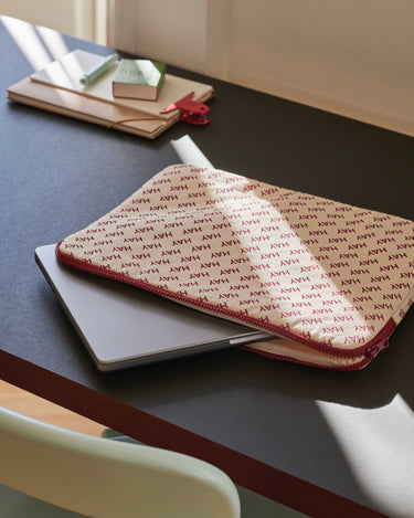 Hay - Logo Laptop Cover - Burgundy