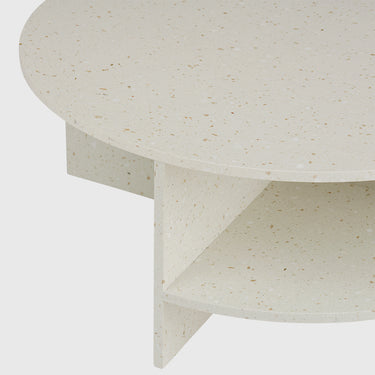 Muuto - Halves Coffee Table - Off White Terrazzo