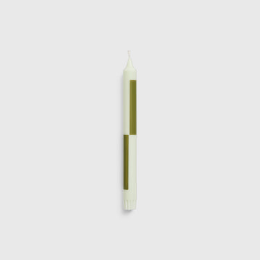 Hay - Pattern Candle - Light Green & Army Green
