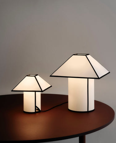 Hay - Ava Pyramid Table Lamp - 290, small and large