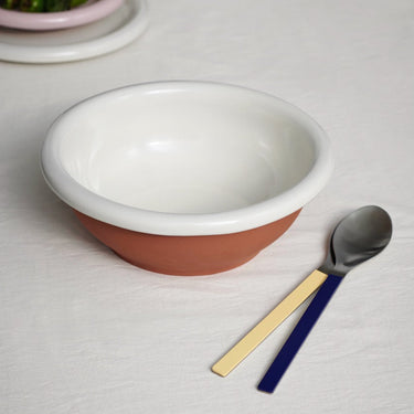 Hay - Barro Salad Bowl Small round - Off White, hay spoons