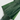 Green plastic bags with a brand logo on a white background