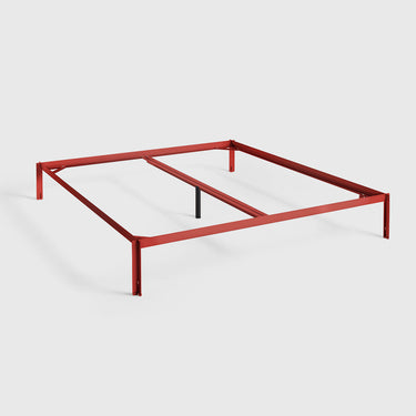 Hay - Connect Bed Bed 180 x 200 cm Maroon Red