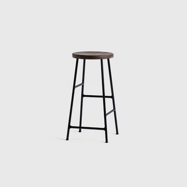 Hay - Cornet Bar Stool - H65 - Black smoked oak