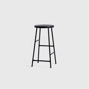 Hay - Cornet Bar Stool - H65 - Black stained oak