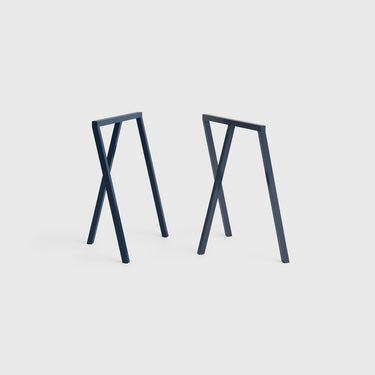 Hay Loop Stand set of 2 frames in deep blue. 