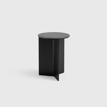 Hay - Slit Table Ø35 oak black