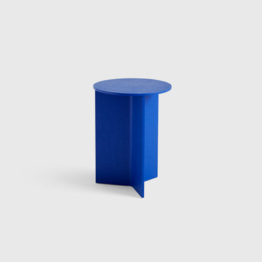 Hay - Slit Table Ø35 oak vivid blue