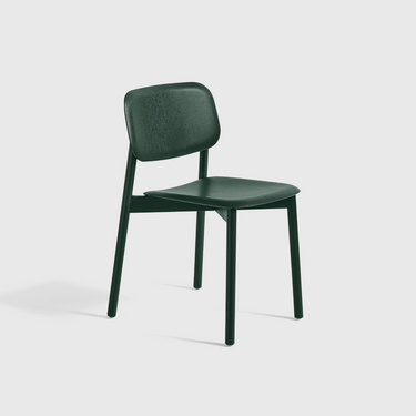 Hay - Soft Edge 60 Chair - Moulded Oak Veneer Hunter Green