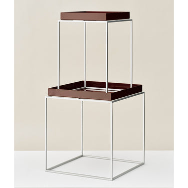Hay - Tray Table small and Medium - Silver Grey Frame