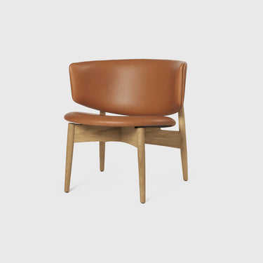 Ferm Living - Herman Lounge Chair - Oak Legs - Envy Leather