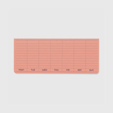 Hightide - Penco Sticky Memo Pad Weekly - Pink