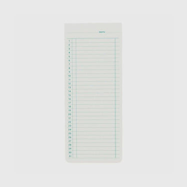 Hightide - Penco Sticky Memo Pad Monthly - White