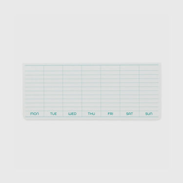 Hightide - Penco Sticky Memo Pad Weekly - White