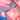 Hay - Ice Cube Tray - Square X-Large - Pink