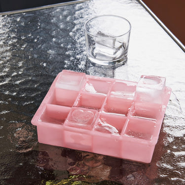 Hay - Ice Cube Tray - Square X-Large - Pink