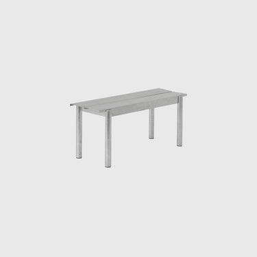 Muuto - Linear Steel Bench - Various Sizes - Galvanised Steel