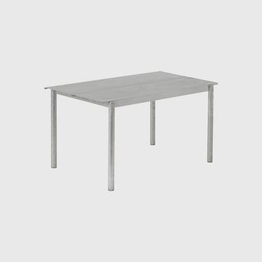 Muuto - Linear Steel Table - Various Sizes - Galvanised Steel