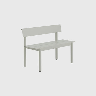 Muuto - Linear Steel Bench with Backrest 110 cm - Various Colours