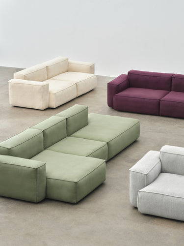 Hay - Mags Soft 3 Seater - Low Armrest with Removable Cover - Combination 4