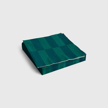 Hay - Pattern Napkins (set of 20) - Green and Dark Green