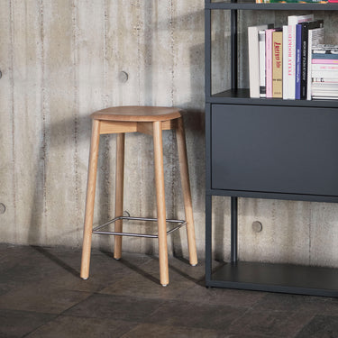 Hay - Soft Edge 82 Stool - Moulded Oak Veneer