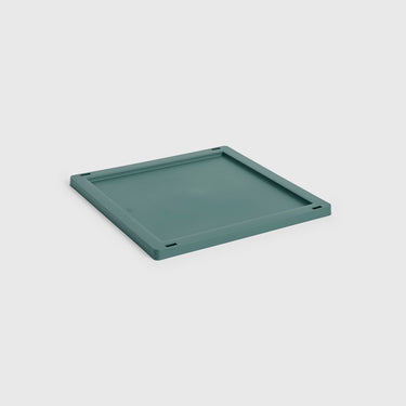 Hay - Colour Crate Lid Plastic - Medium - Dark Green