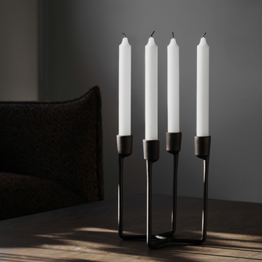 Normann Copenhagen - Heima 4-armed Candlestick - Black