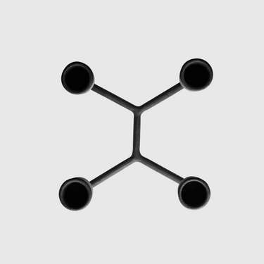 Normann Copenhagen - Heima 4-armed Candlestick - Black