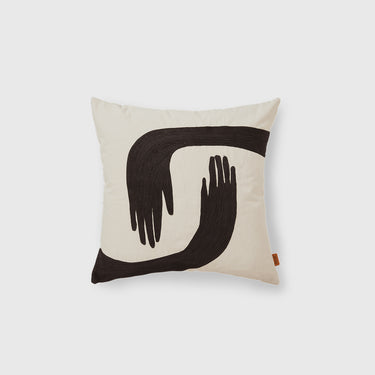 Ferm Living - Pose Cushion Cover - Coffee / Undyed