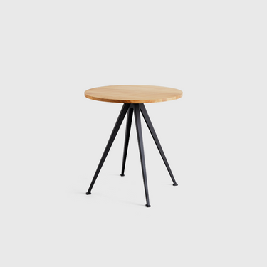 Hay - Pyramid Cafe 21 Table - Round - Steel / Veneer