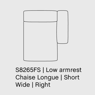 Hay - Mags Soft Low Module - Chaise Longue Right Armrest - IN STOCK